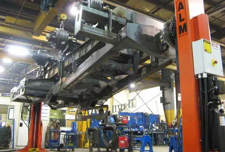 ALM welding positioner rotating a structural frame for precision fabrication